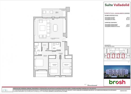 A LA VENTA PISO DE OBRA NUEVA EN LOS CUARTELES DE ARTILLERIA - VALLADOLID