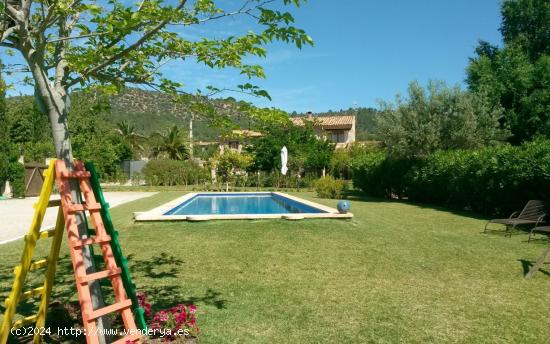 Casa de Piedra con Jardín y Piscina en Binissalem - BALEARES