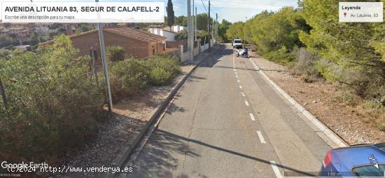 FANTASTICA OPORTUNIDA PARCELA DE 402,5M2 EN SEGUR DE CALAFELL A UN PRECIO IRRESISTIBLE - TARRAGONA