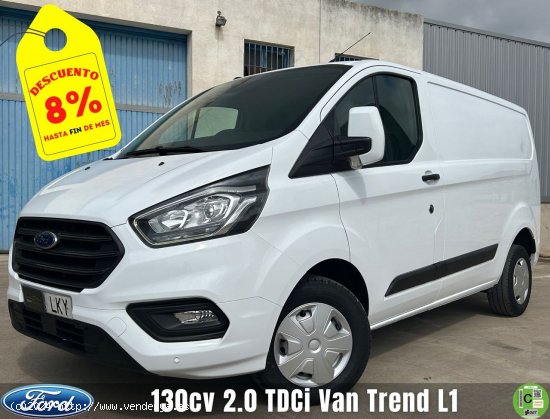  Ford Transit Custom Van Trend 2.0D 130CV L1 - Vilassar de Dalt 