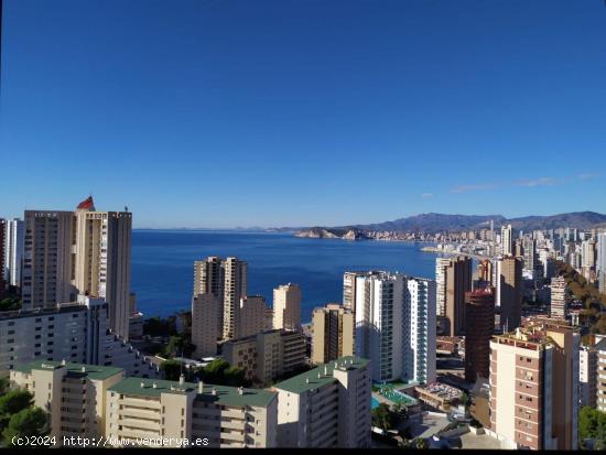  Reformado apartamento con terraza acristalada 12 m2 y vistas espectaculares al mar y Benidorm. - ALI 