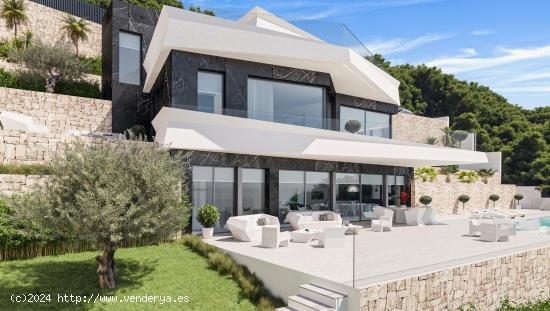 VILLA DE LUJO DE OBRA NUEVA EN BENNISA - ALICANTE