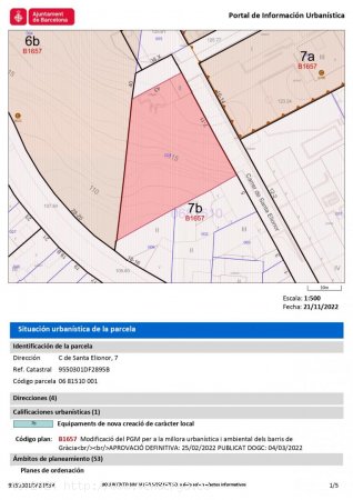 Suelo residencia en venta  en Barcelona - Barcelona