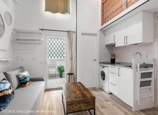 Apartamento con cama de matrimonio totalmente equipado y amueblado. - MADRID