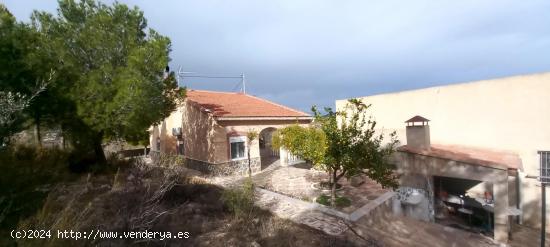  CHALET 76 M2 / 3 HABS / PARCELA 7210 M2 / PISCINA / ALMACÉN - ALICANTE 