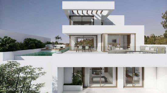 Residencial de villas únicas en diseño y con vistas al mar y a la montaña en Finestrat - ALICANTE