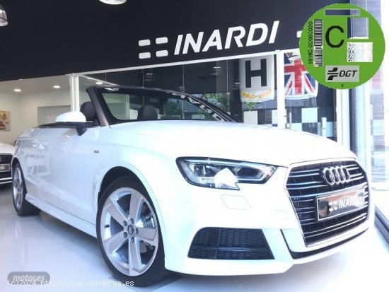 Audi A3 Cabrio 35 TFSI S-Tronic S-Line Edition de 2017 con 40.000 Km por 26.890 EUR. en Barcelona