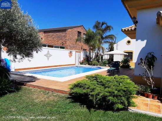 CAULINA CHALET UNA PLANTA MAS BUHARDILLA EN PARCELA DE 2.179M², CASA INVITADOS, PISCINA, - CADIZ