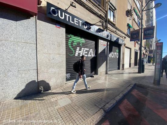 Local en alquiler con dos huecos a fachada en Pérez Galdós. - VALENCIA