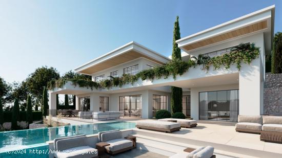 En construcción exclusiva villa de lujo orientación sur con vistas panoramicas al mar en Javea - A