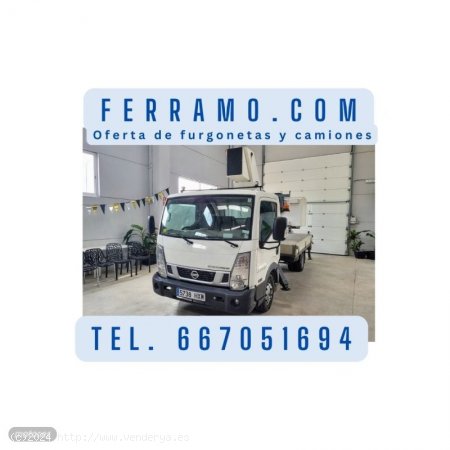 Nissan Cabstar con cesta elevadora de 18m de 2014 con 149.745 Km por 25.990 EUR. en Valencia