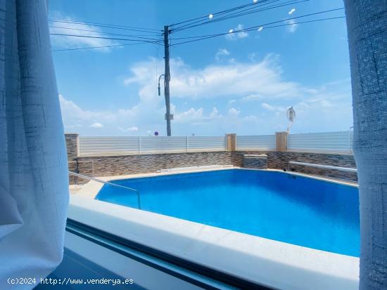  ALQUILER DE LUJO - Apartamento frente al mar con jacuzzi y parking en El Mojón - ALICANTE 