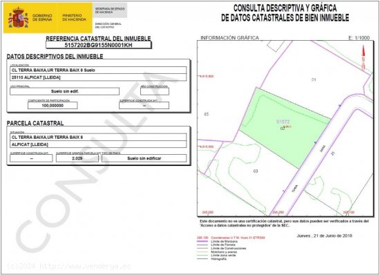 Suelo residencia en venta  en Alpicat - Lleida