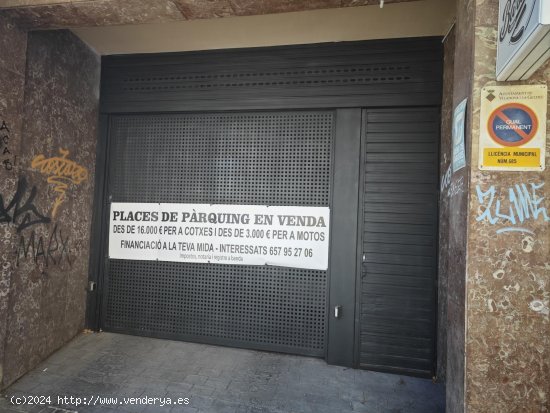 Plaza de aparcamiento en alquiler  en Vilanova i la Geltrú - Barcelona