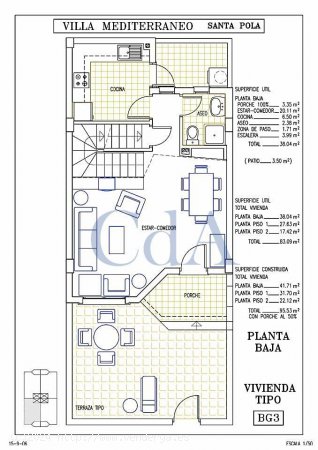 Bungalow en venta en Santa Pola (Alicante)