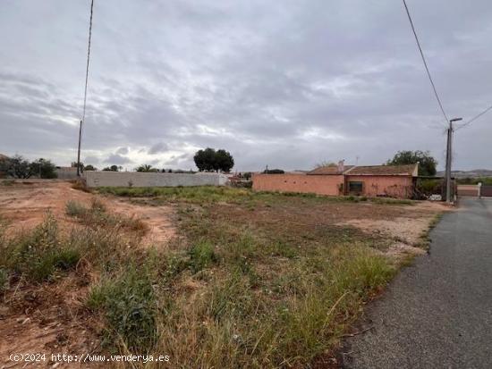 VENTA DE TERRENO EN CAÑADA HERMOSA, CARRETERA DE MULA - MURCIA