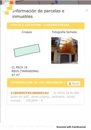 Solar en venta en Reus (Tarragona)