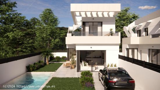 VILLAS PAREADAS DE OBRA NUEVA EN LOS MONTESINOS - ALICANTE