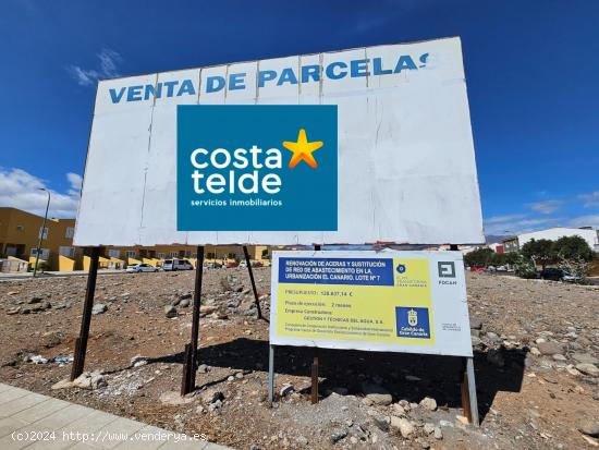  VENTA -  PARCELA URBANA  DE 2.980 M2  - URBANIZACIÓN LOS CANARIOS - LAS PALMAS 