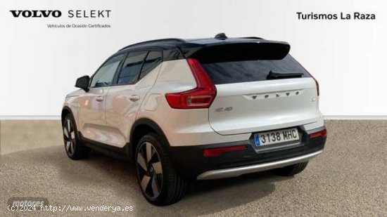 Volvo XC40 TODOTERRENO BEV 70KWH RECHARGE ULTIMATE 231CV 5P de 2023 con 9.455 Km por 46.600 EUR. en 