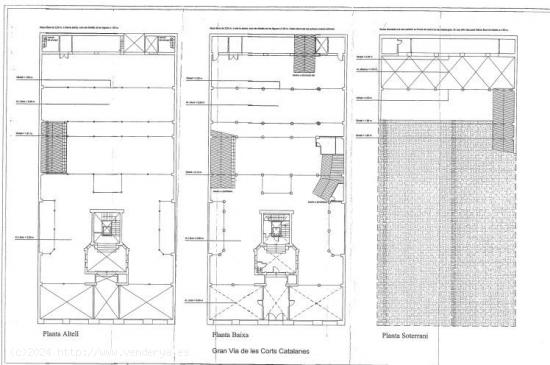  OPORTUNIDAD DE PROYECTO  LOCAL GARAJE  EN VENTA GRAN VIA CORTS CATALANES - BARCELONA 