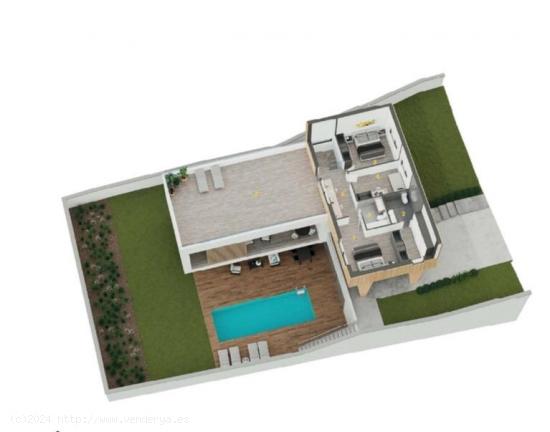 Chalet independiente con piscina a la venta en Mas Alba - BARCELONA