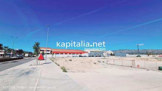 Solar industrial en primera linea de carretera a la venta en Ontinyent. - VALENCIA