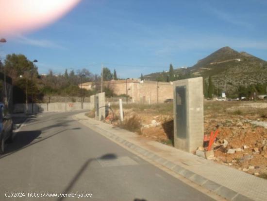  PARCELA COMERCIAL EN ALCALALI, VALLE DEL POP. - ALICANTE 