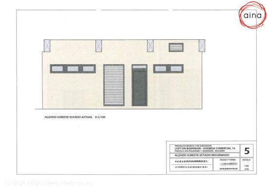  LOCAL CON PROYECTO DE CONVERSIÓN EN VIVIENDA - NAVARRA 