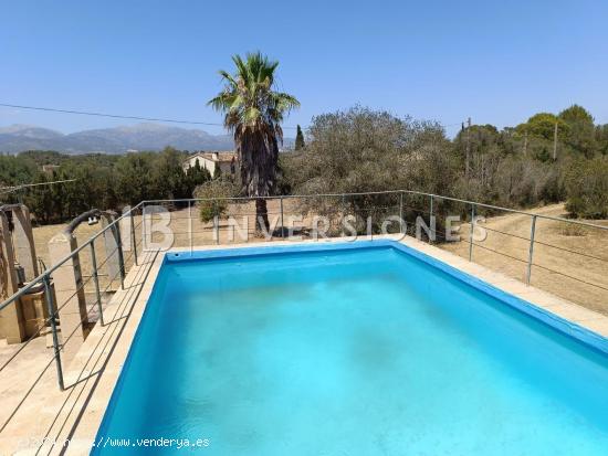 FINCA RUSTICA CON CASA DE CAMPO Y PISCINA  EN SENCELLES - BALEARES