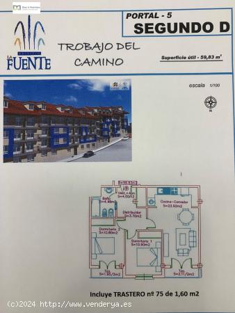 APARTAMENTO NUEVO EN PLANTA 2ª CON 2 DORMITORIOS - LEON