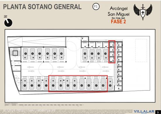 VENTA DE 8 PLAZAS DE GARAJES Y 4 TRASTEROS EN CALLE AZUFRE 15 - PROMOCION 100% VENDIDA - CADIZ