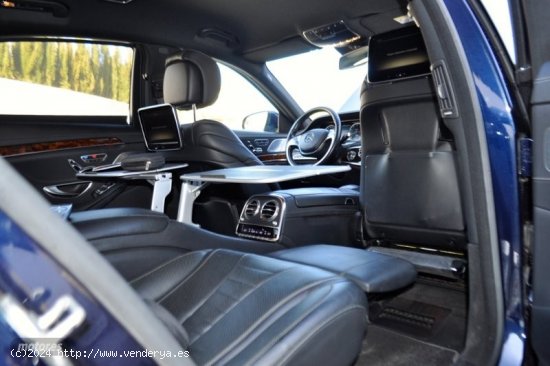 Mercedes Clase S S 500 4MATIC L-MAYBACH-PIEL-LEDS-NAVI COMAND-CAMARA 360 de 2015 con 200.000 Km por 