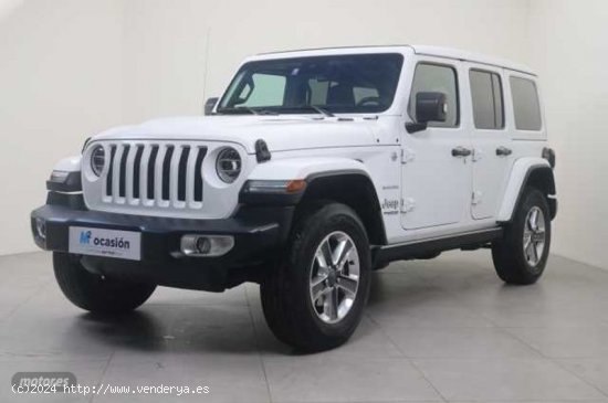 Jeep Wrangler 4p 2.2 CRD Sahara 8ATX E6D de 2020 con 38.953 Km por 52.990 EUR. en Valencia