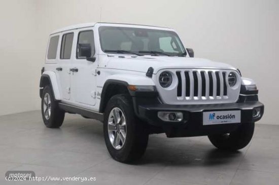 Jeep Wrangler 4p 2.2 CRD Sahara 8ATX E6D de 2020 con 38.953 Km por 52.990 EUR. en Valencia