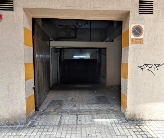 PLAZA PARKING PEGADA AL PASEO GERMANIAS - VALENCIA