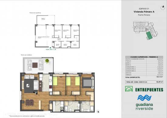 Residencial Entrepuentes en el parque del Guadiana - BADAJOZ