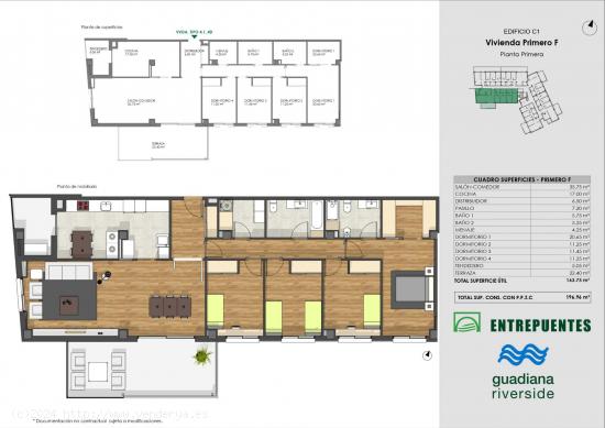 Residencial Entrepuentes en el parque del Guadiana - BADAJOZ