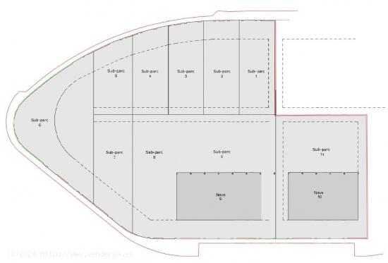 Nave de 1.530 m2 en parcela de 5.400 m2 en Hospitalet de l´Infant - TARRAGONA