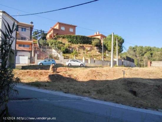 TERRENO URBANO NO CONSOLIDADO EN VENTA EN EL BRUC URB.MONTSERRAT PARK - BARCELONA