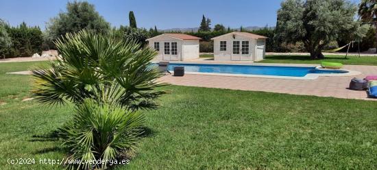 CHALET CON TERRAZA, BARBACOA, JARDÍN Y PISCINA EN PURIAS - LORCA - MURCIA