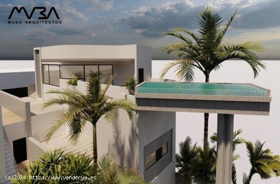 ESTRUCTURA PARA EXCLUSIVO CHALET CON PISCINA FLOTANTE EN BOLNUEVO - REF 1167 - MURCIA