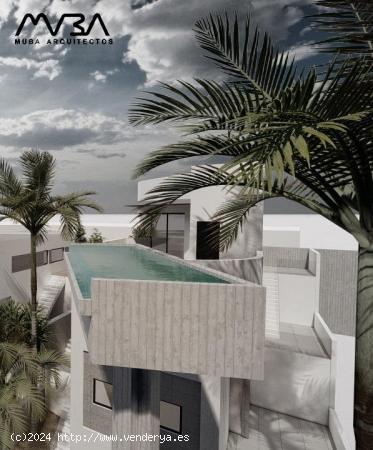 ESTRUCTURA PARA EXCLUSIVO CHALET CON PISCINA FLOTANTE EN BOLNUEVO - REF 1167 - MURCIA