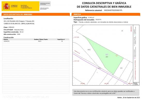 Finca de limoneros en producción con casa de aperos - MURCIA