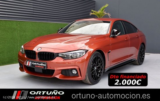 BMW Serie 4 Gran Coupé 420d 190CV Sport, Sakhir Orange II, Camara, levas,DVD - Beniajan