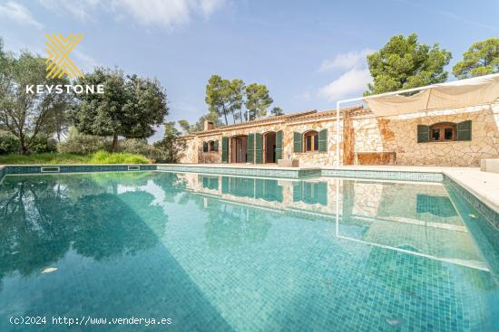 Mágica finca con piscina en Porreres - BALEARES