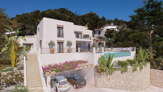 Villa Moderna en Construcción con Vistas Panoràmicas en Moraira. - ALICANTE