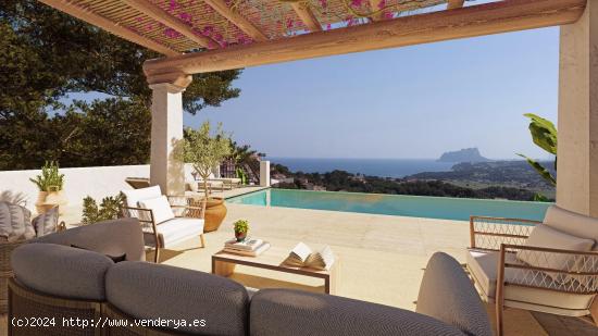 Villa Moderna en Construcción con Vistas Panoràmicas en Moraira. - ALICANTE