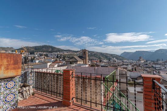 CASA EN ALBAICIN CON 2 TERRAZAS CON VISTAS A ALHAMBRA Y SIERRA NEVADA - GRANADA