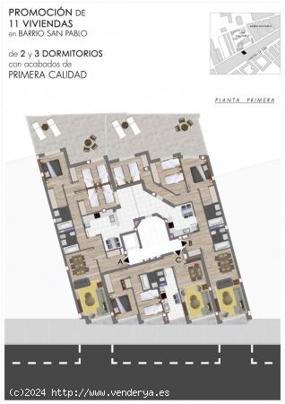 SOLAR CON PROYECTO EN SAN PABLO - ALBACETE